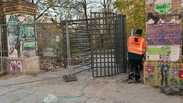 Zaunbau in Kreuzberg: Linke-Spitzenkandidatin kritisiert Zaun am Görlitzer Park