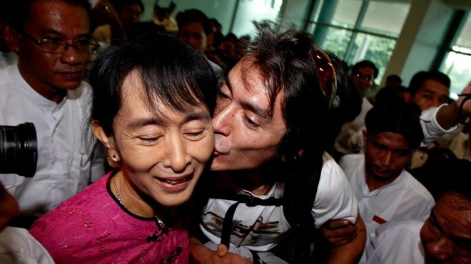 Umstrittenes Votum: Kim Aris, der Sohn der inhaftierten Friedensnobelpreisträgerin Aung San Suu Kyi, wendet sich immer wieder mit Videos an die Öffentlichkeit. (Archivbild)