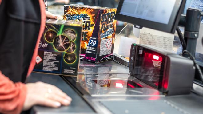 Silvesterfeuerwerk: Viele der Kunden stammen aufgrund der Nähe der Stadt zu Straßburg auch aus Frankreich.