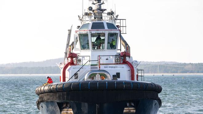 Notsicherung: Ein Schlepper des Rügener LNG-Terminals musste erneut zu einem anderweitigen Sicherungseinsatz ausrücken. (Archivbild)