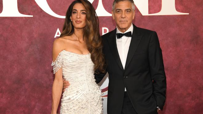 People: Human rights lawyer Amal Alamuddin Clooney and Oscar-winning actor George Clooney live with their twins on a farm in southern France. (archive image)