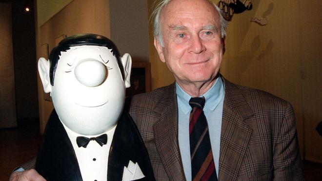 "Sagen Sie jetzt nichts": Loriot im Januar 1993. (Archivbild)