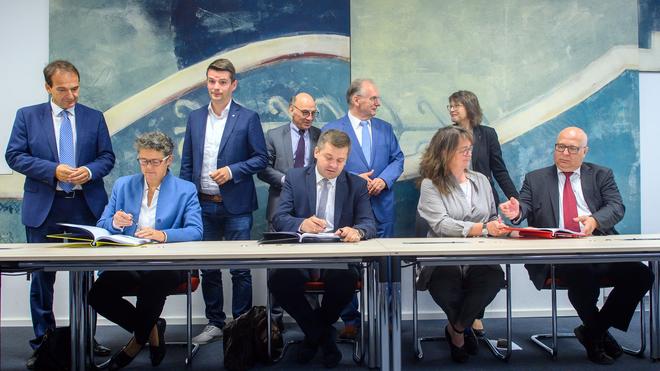 Schwarz-Rot-Gelb: Vor etwas mehr als vier Jahren haben sich CDU, SPD und FDP in Sachsen-Anhalt auf eine Zusammenarbeit verständigt. (Archivbild)