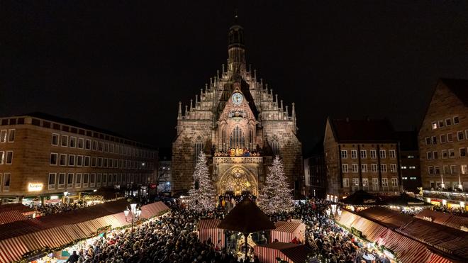 Sicherheit: Bis auf kleinere Straftaten verlief der traditionsreiche Nürnberger Christkindlesmarkt friedlich. (Archivbild)