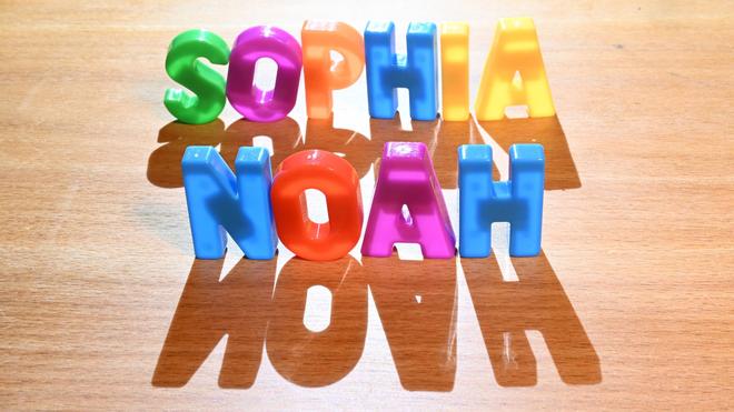 Vornamen-Ranking: Sophia und Noah sind die beliebtesten Vornamen.