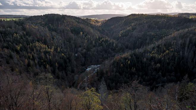 Klage von Naturschützern: Blick in das Höllental, über das die Höllentalbrücke gebaut werden soll.