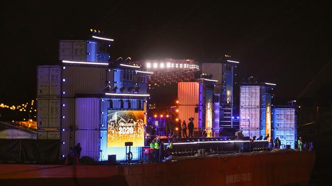 Silvester: Die ZDF-Silvestershow findet erstmals im Hamburger Hafen statt.