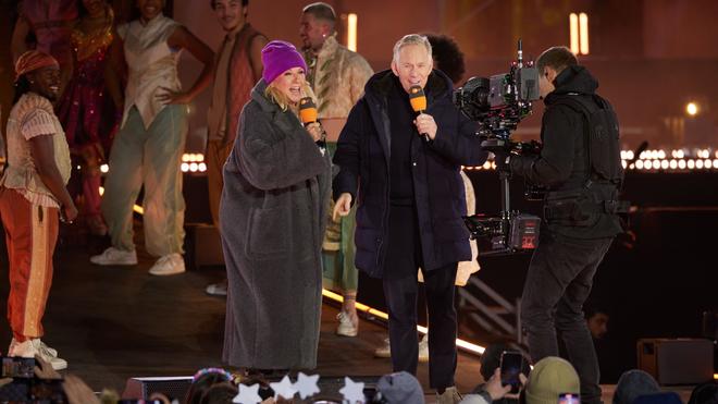 Silvester: Andrea Kiewel und Johannes B. Kerner begrüßen die Zuschauer diesmal aus dem Hamburger Hafen. (Archivbild)