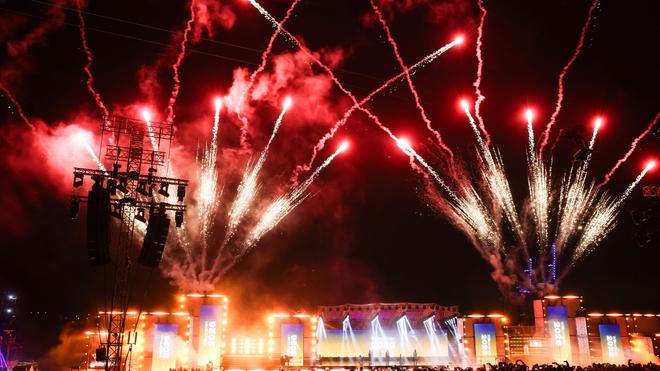 Jahreswechsel: Das ZDF übertrug die Silvestershow diesmal aus Hamburg.