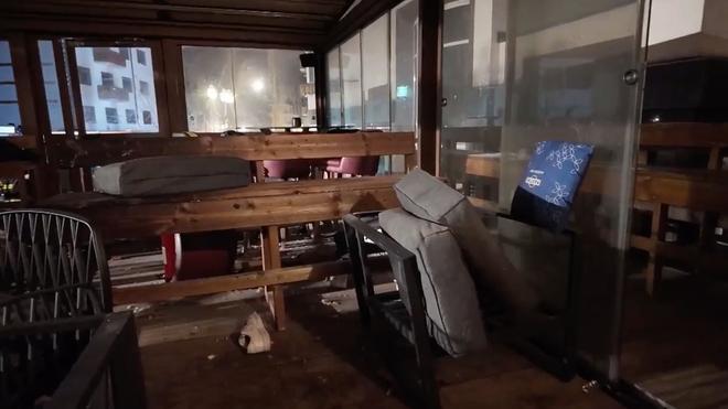 Feuer in einer Bar: Hunderte Menschen hatten in der Bar den Jahreswechsel gefeiert.