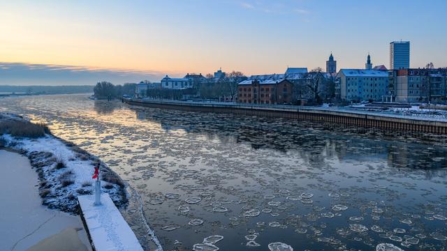 Wetter: Eisschollen auf der Oder – zweistellige Minusgrade erwartet