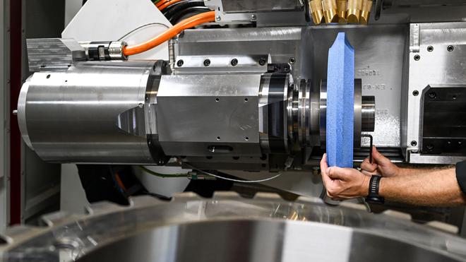 Industrie: Aufträge aus dem Ausland helfen dem deutschen Maschinenbau (Archivbild)