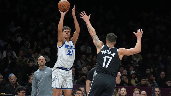 Basketball: Tristan da Silva erzielte 14 Punkte gegen Brooklyn.