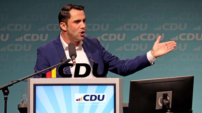 Wahlkampf: Daniel Peters führt die CDU in den Landtagswahlkampf.