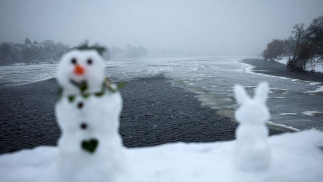 Wetter: Auf einigen Gewässern in Hamburg bildet sich eine dünne Eisschicht.