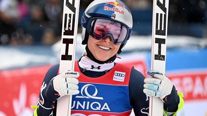 Alpiner Weltcup: In bestechender Form: US-Skistar Lindsey Vonn.