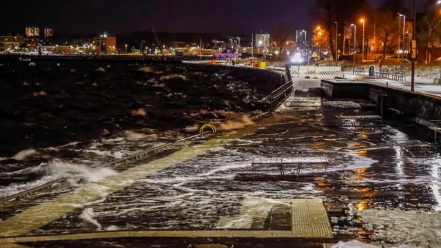 Winterwetter: Wasserstände an der Ostsee normalisieren sich nach Sturm