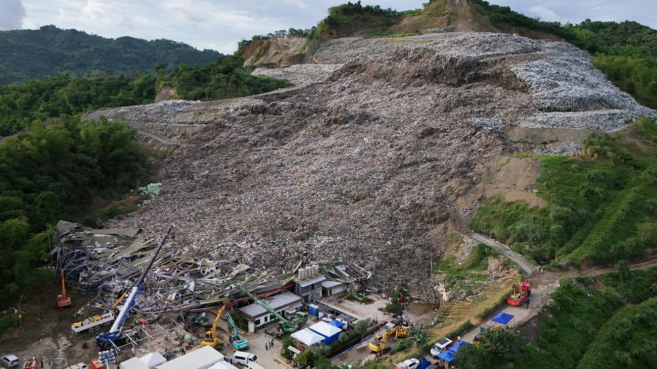 Tragödie: Müll-Lawine auf Philippinen: Zahl der Toten steigt
