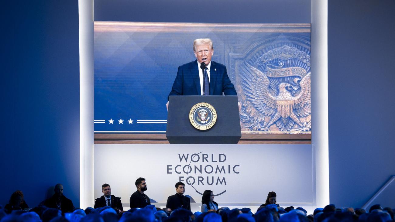Weltwirtschaft: Trump spricht beim Weltwirtschaftsforum in Davos