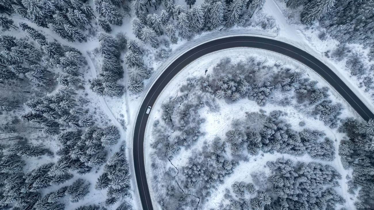 Wetter: Unwetterwarnung wegen Glätte in Sachsen