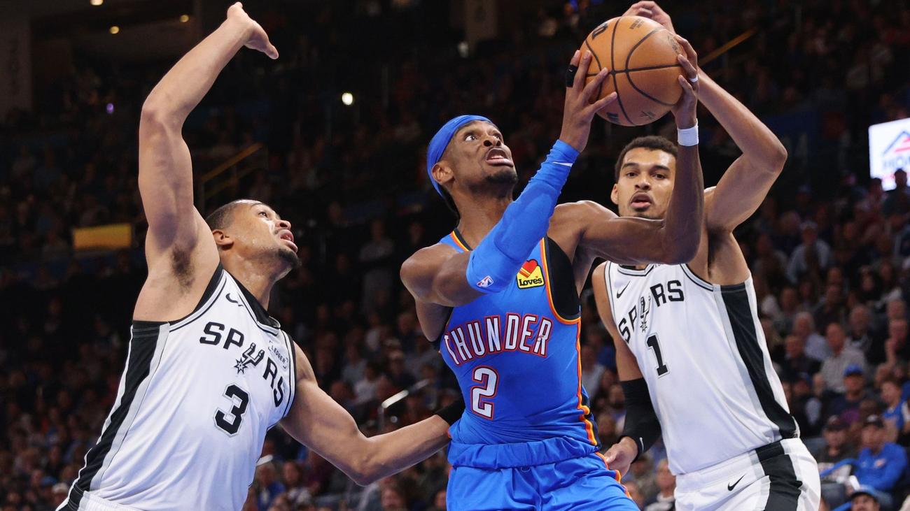 Basketball: NBA-Meister Oklahoma besiegt Angstgegner