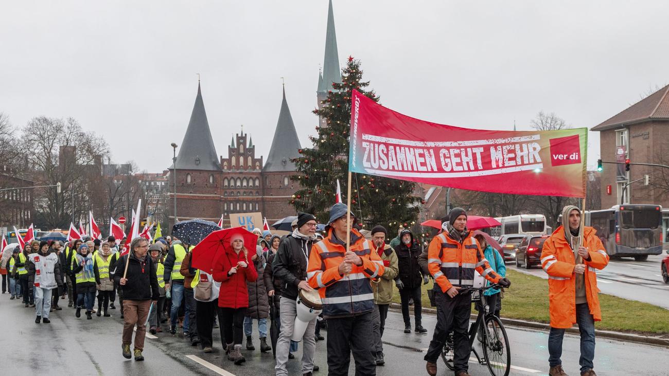 Warnstreik: Warnstreik von Beschäftigten im öffentlichen Dienst