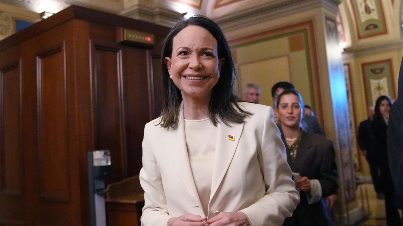 Symbolische Geste: Machado: Habe Trump Nobelpreis-Medaille überreicht