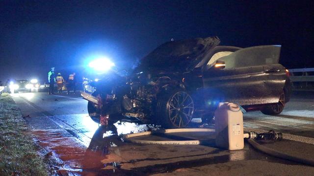 Unfall mit Wildschweinen: Verletzter Mann nach Wildunfall auf der A2