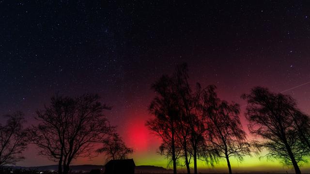 Naturschauspiel: Polarlichter leuchten über Bayern