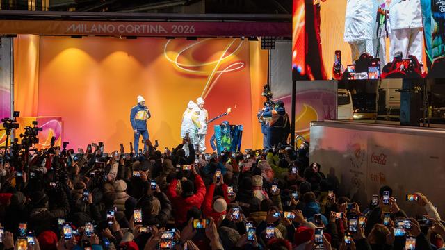 Olympische Spiele: Nach 70 Jahren: Olympisches Feuer wieder in Cortina