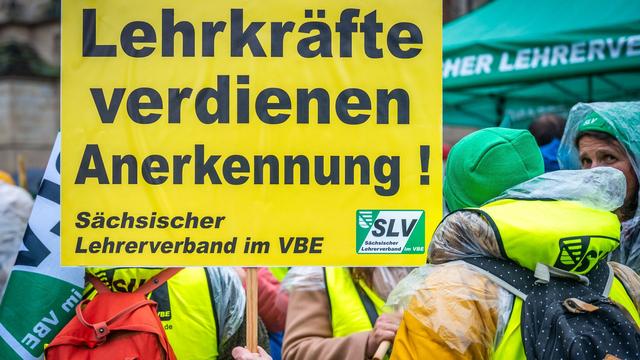 Warnstreik der Lehrkräfte: Warnstreik an Schulen im Raum Zwickau
