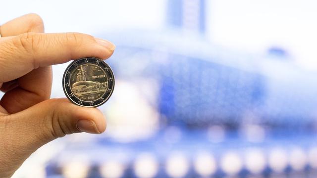 Gedenkmünzen vorgestellt: Klimahaus Bremerhaven ziert jetzt Zwei-Euro-Münzen