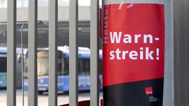 Mobilität: Warnstreiks in Bayerns Nahverkehr am Montag