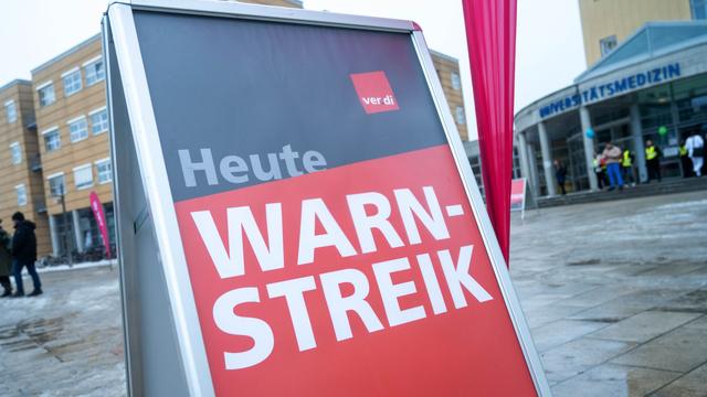 Rostock und Greifswald: Tarifstreit: Warnstreiks an Unikliniken