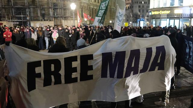 Extremismus: Proteste gegen Urteil im Fall Maja T.