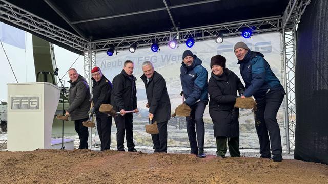 Rüstung: Rüstungsunternehmen FFG expandiert - Spatenstich für Neubau