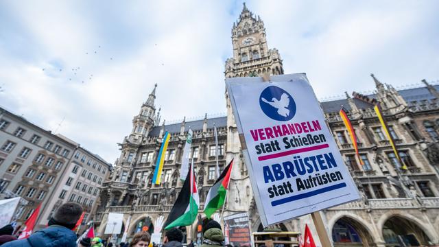 Münchner Sicherheitskonferenz: Rekord-Demos rund um Münchner Sicherheitskonferenz erwartet