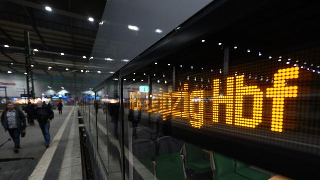 Vandalismus: Zugverkehr zwischen Leipzig und Chemnitz gestört
