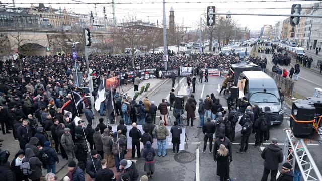 Jahrestag 13. Februar: Polizei mit Großeinsatz am Freitag und Samstag