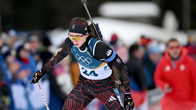 Winterspiele in Italien: Nach Platz vier: Biathletin Voigt mit Social-Media-Pause
