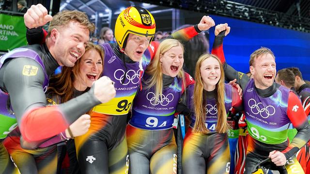 Rodeln: Wendl/Arlt mit historischem Team-Gold: Eine 