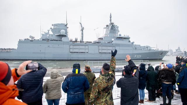 UN-Einsatz im Mittelmeer: Fregatte 
