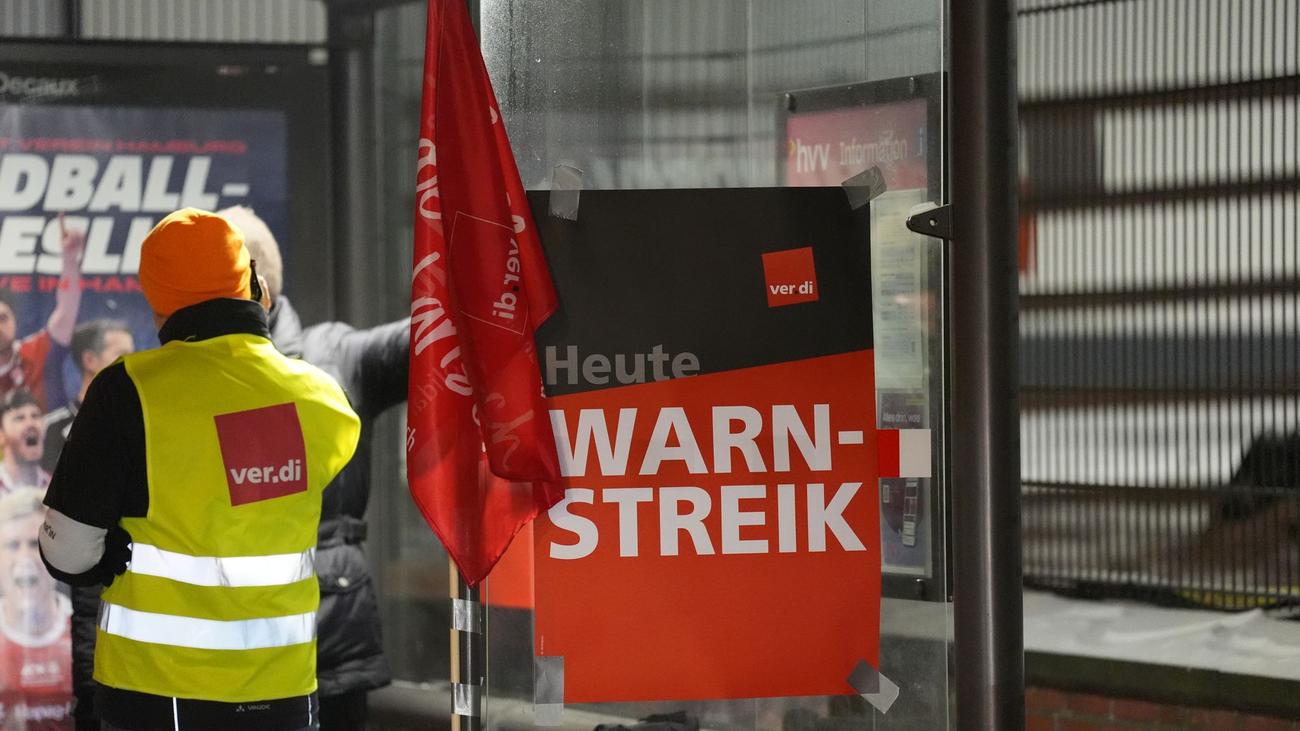 Tarife: Neuerlicher Warnstreik bei der Hamburger U-Bahn