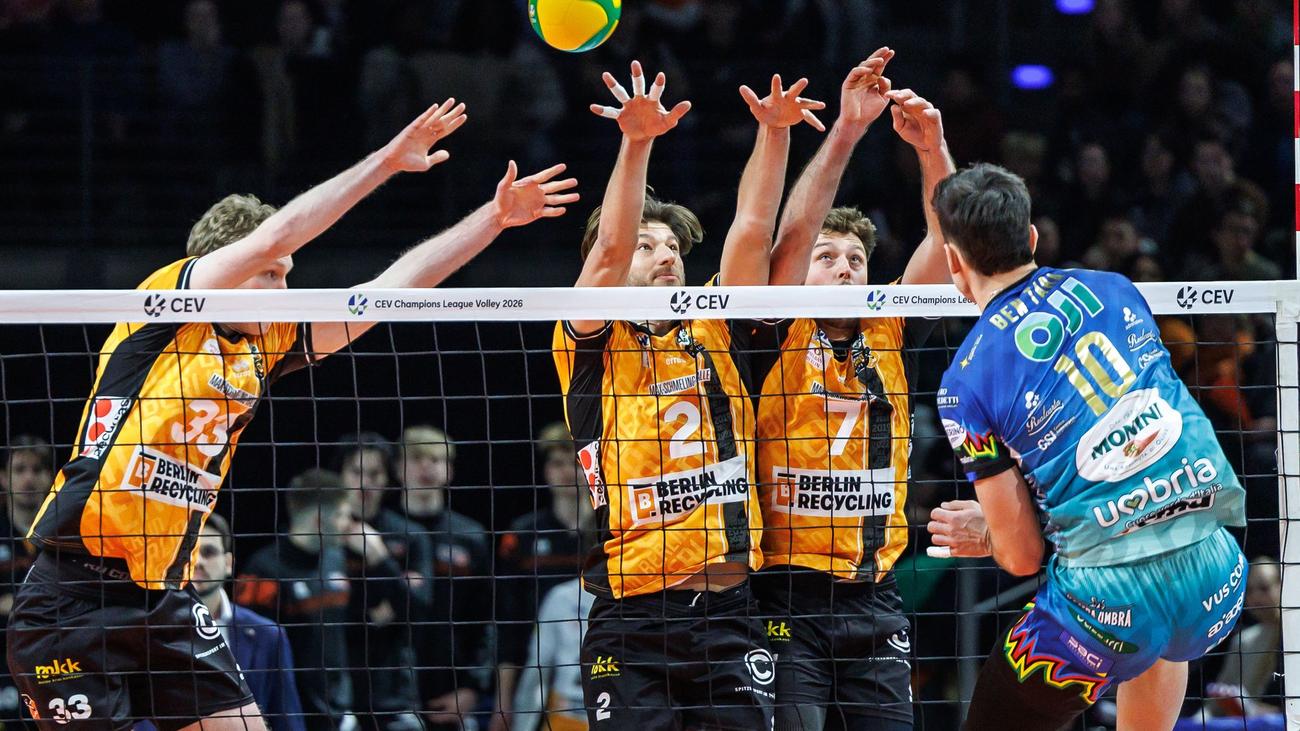 Volleyball-Champions-League: Berlin Volleys stehen vor Aus in der Königsklasse