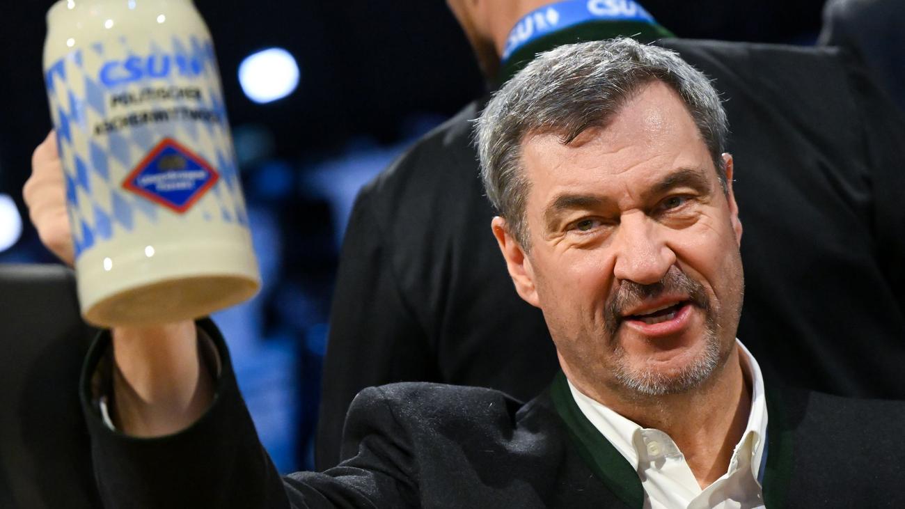 Politischer Aschermittwoch: Söder erteilt höheren Spritpreisen Absage