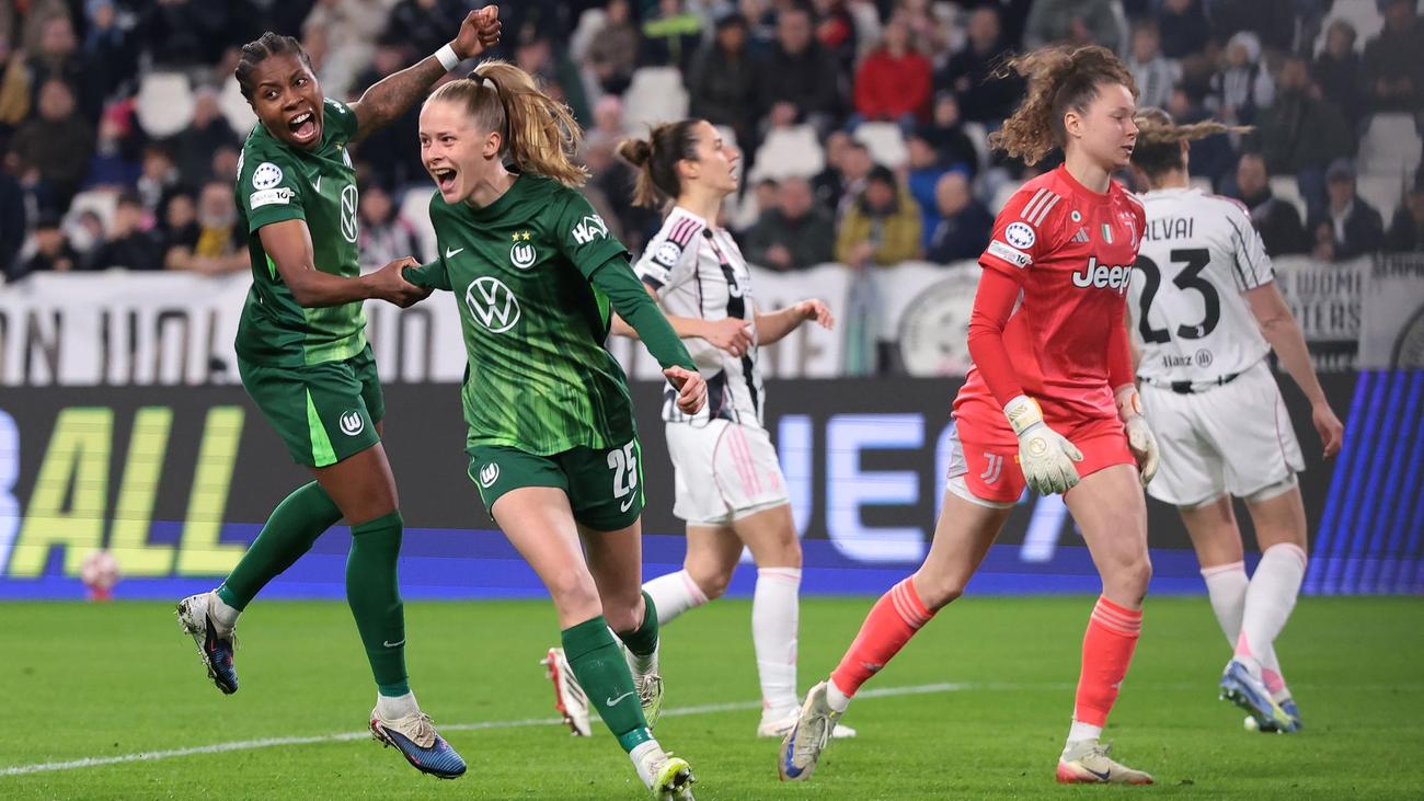 Playoff-Sieg bei Juventus: VfL Wolfsburg erreicht Champions-League-Viertelfinale