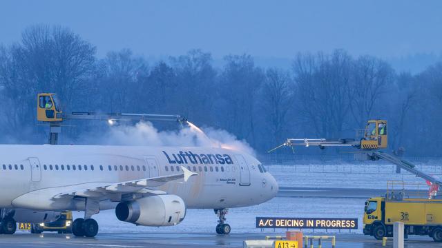 Winterwetter: Flugausfälle am Airport München