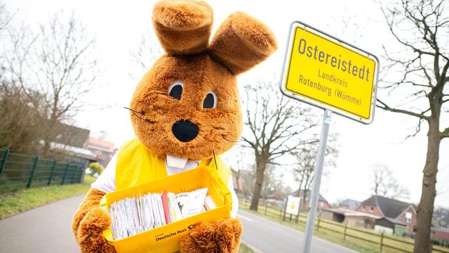 Osterpostfiliale eröffnet: Post an den Osterhasen - Wie 
