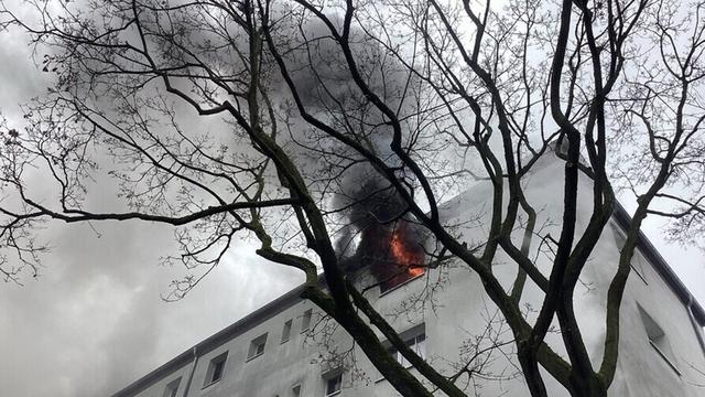 Feuerwehreinsatz: Ein Mensch bei Wohnungsbrand in Tempelhof leicht verletzt