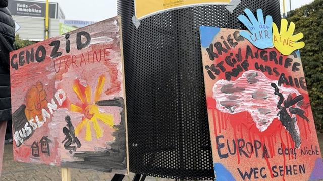 Krieg: Vier Jahre Ukraine-Krieg – immer noch Mahnwachen in Hessen